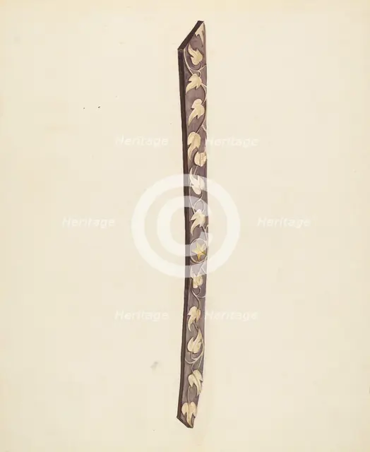 Ship's Carving, 1935/1942. Creator: Frances Matsubara.