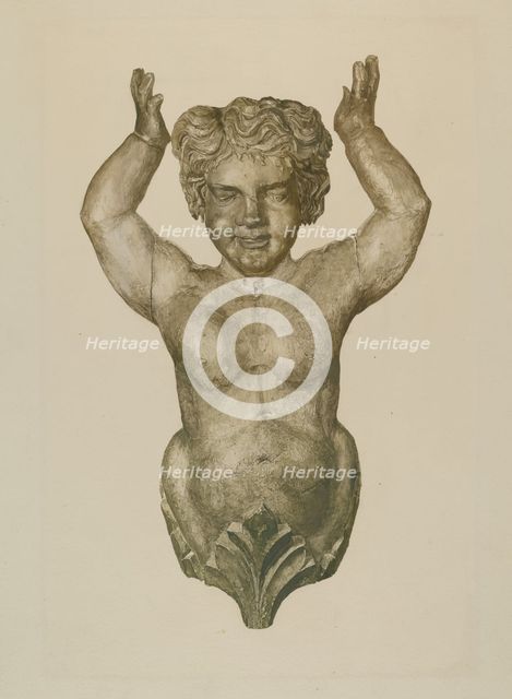 Ship's Figurehead, c. 1941. Creator: Alice Cosgrove.