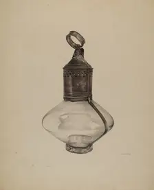 Ship's Lantern, c. 1939. Creator: G. A. Spangenberg