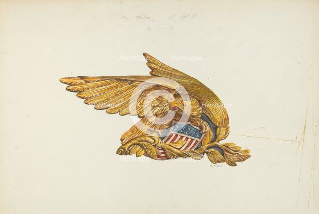 Ship's Sternpiece, 1935/1942. Creator: Cornelius Christoffels.