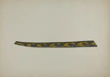 Ship's Trailboard, c. 1939. Creator: Sadie Berman