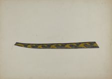 Ship's Trailboard, c. 1939. Creator: Sadie Berman