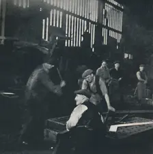 Shipbuilding scene 1941. Artist: Cecil Beaton