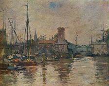 Shipping 19th century. Artist: Eugene Louis Boudin