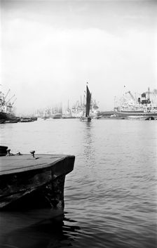 Shipping in the Royal Albert Dock, Canning Town, London, c1945-c1965. Artist: SW Rawlings