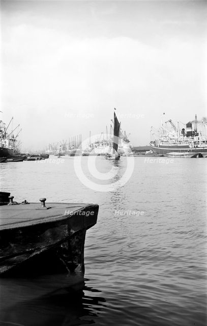Shipping in the Royal Albert Dock, Canning Town, London, c1945-c1965. Artist: SW Rawlings