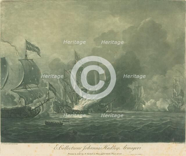 Shipping Scene from the Collection of John Hadley, 1720s. Creator: Elisha Kirkall.