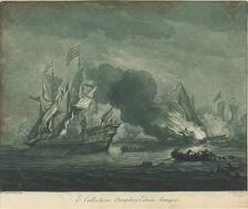 Shipping Scene from the Collection of Onuphrij Edwin, 1720s. Creator: Elisha Kirkall