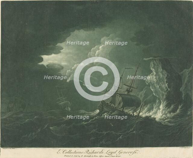 Shipping Scene from the Collection of Richard Lloyd, 1720s. Creator: Elisha Kirkall.