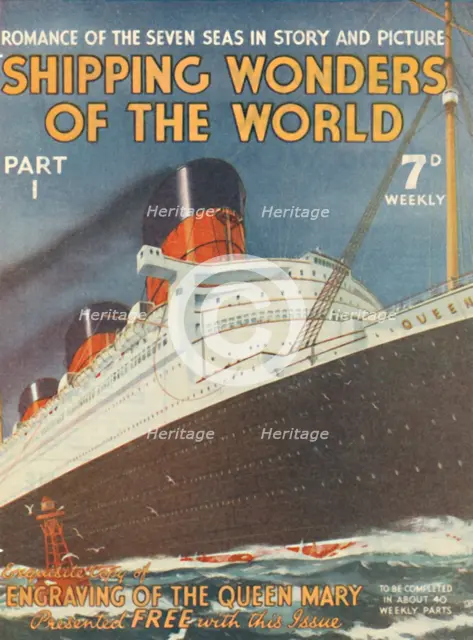 'Shipping Wonders of the World Part I advertisement', 1935. Artist: Unknown.