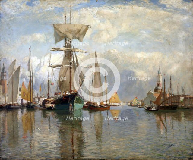 Shipping, Venice, c1913. Creator: David Murray.