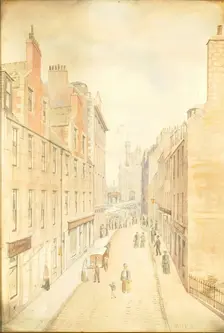 Shiprow And Castlegate Market, Aberdeen, c1900s. Creator: Alexander J Murray