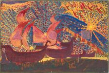 Ships, 1910. Creator: Ciurlionis, Mikalojus Konstantinas (1875-1911)