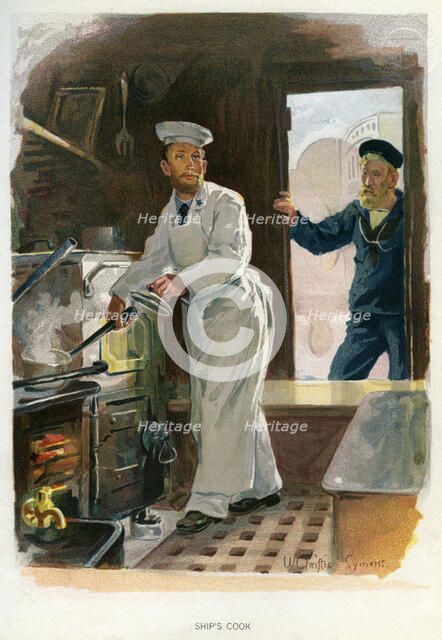 Ship's cook, c1890-c1893. Artist: William Christian Symons