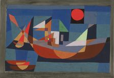 Ships at Rest, 1927. Creator: Klee, Paul (1879-1940)