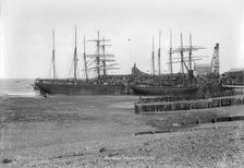 Ships at Whitstable, Kent, 1890-1910