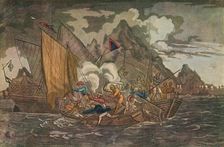 Ships Attacked by Pirates c1808