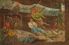 Ships Attacked by Pirates c1808