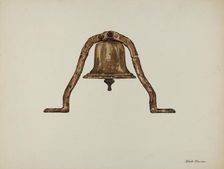 Ship's Bell, 1939. Creator: Edith Towner