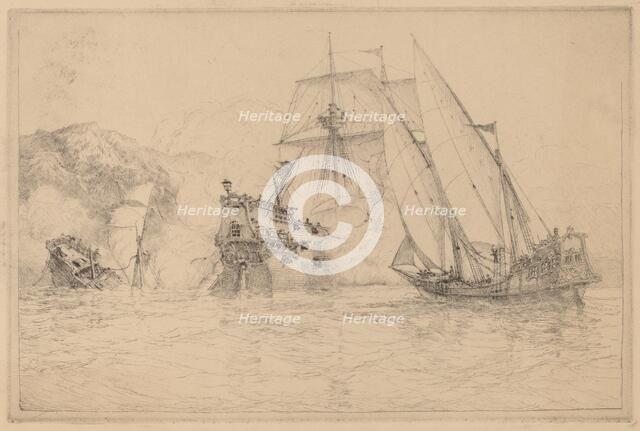 Ships Fighting. Creator: N. Artsay.