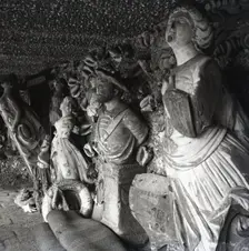Ships figureheads, Tresco, Scilly Isles, c1955. Creator: Arthur Charles Kirby Ware