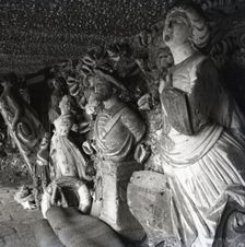 Ships figureheads, Tresco, Scilly Isles, c1955. Creator: Arthur Charles Kirby Ware