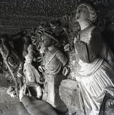 Ships figureheads, Tresco, Scilly Isles, c1955. Creator: Arthur Charles Kirby Ware