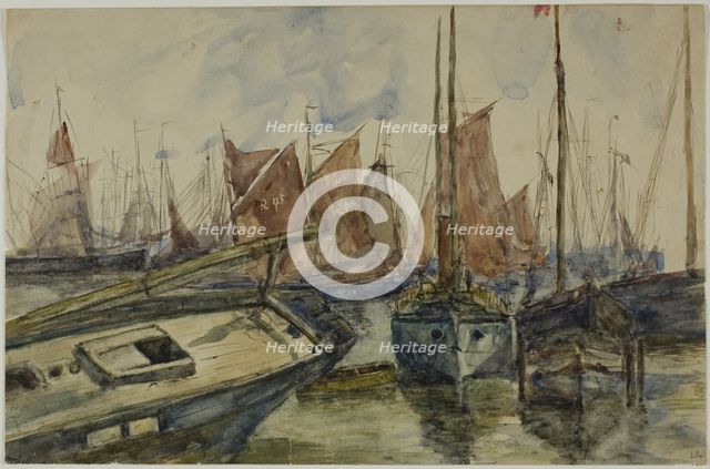 Ships in Port, n.d. Creator: Unknown.