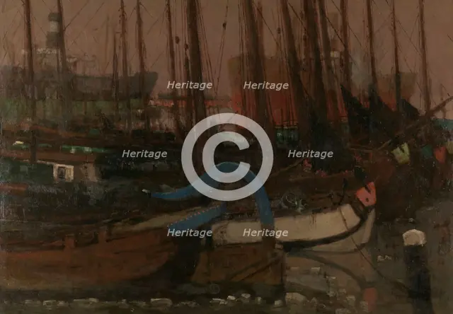 Ships in the Ice, 1901. Creator: George Hendrik Breitner.