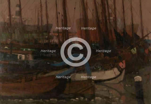 Ships in the Ice, 1901. Creator: George Hendrik Breitner.