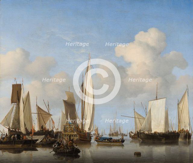 Ships in the Roads. Creator: Willem van de Velde the Younger.