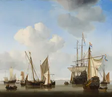 Ships in the Roads. Creator: Willem van de Velde the Younger