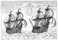 Ships of Willem Barents expedition to the Arctic, 1596