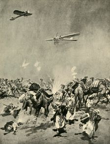 Ships of the Air versus Ships of the Desert First World War, (c1920). Creator: Unknown