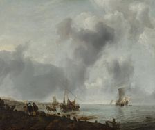 Ships off the Coast. Creator: Jan van de Cappelle