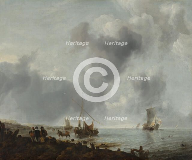 Ships off the Coast. Creator: Jan van de Cappelle.