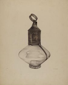Ship's Lantern, c. 1939. Creator: G. A. Spangenberg