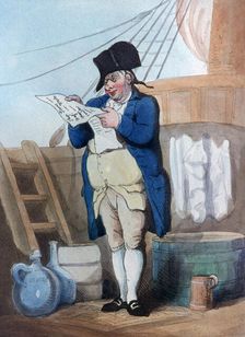 Ship's Stores Clerk 1799. Artist: Thomas Rowlandson