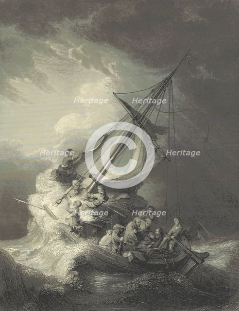 Shipwreck, 1845.  Creator: Unknown.