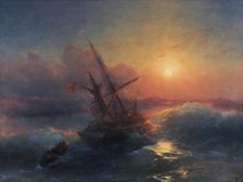 Shipwreck, 1883. Creator: Aivazovsky, Ivan Konstantinovich (1817-1900)