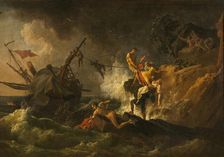 Shipwreck, mid-late 18th century. Creator: Pierre-Jacques Volaire