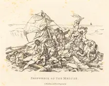 Shipwreck of the Meduse, 1820. Creator: Theodore Gericault