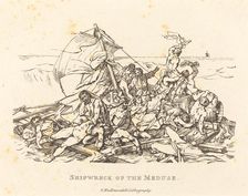 Shipwreck of the Meduse, 1820. Creator: Theodore Gericault