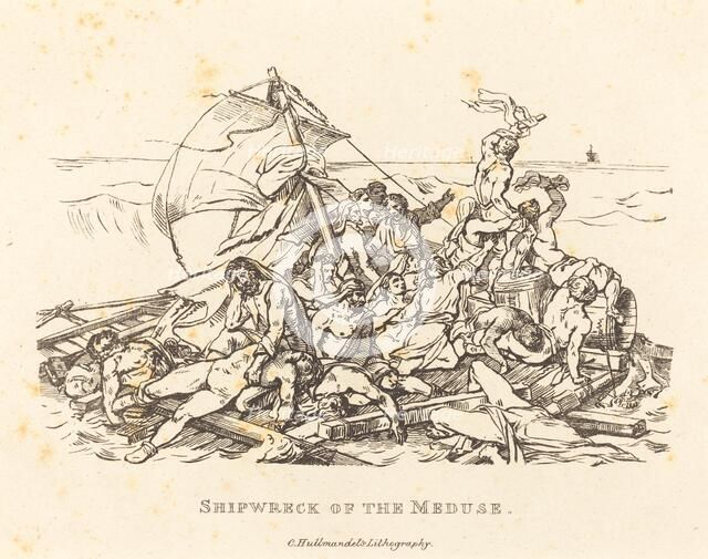 Shipwreck of the Meduse, 1820. Creator: Theodore Gericault.