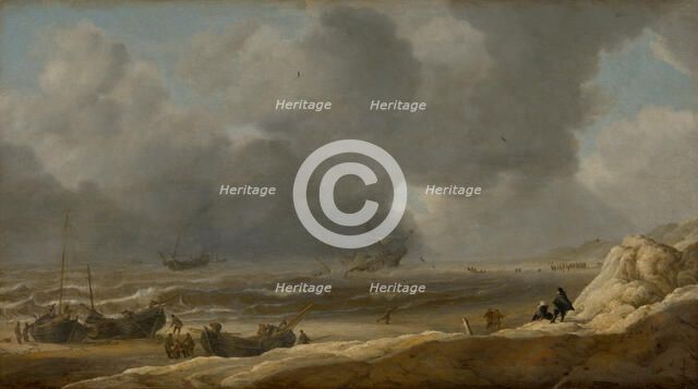 Shipwreck off the Coast. Creator: Jan Porcellis.