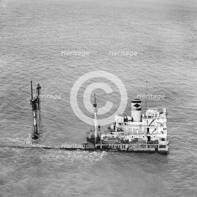 Shipwreck on the Goodwin Sands, Kent, 1948. Artist: Aerofilms.