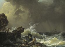 Shipwreck, before 1812. Creator: Philip James de Loutherbourg