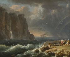 Shipwreck, c18th century. Creator: Unknown