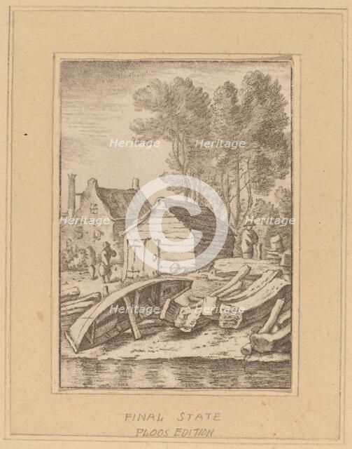 Shipyard, 1761, published 1765. Creator: Cornelis Ploos van Amstel.