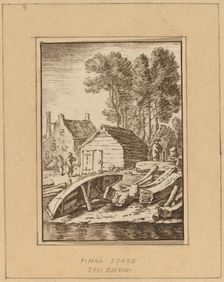 Shipyard, 1761, published 1765. Creator: Cornelis Ploos van Amstel